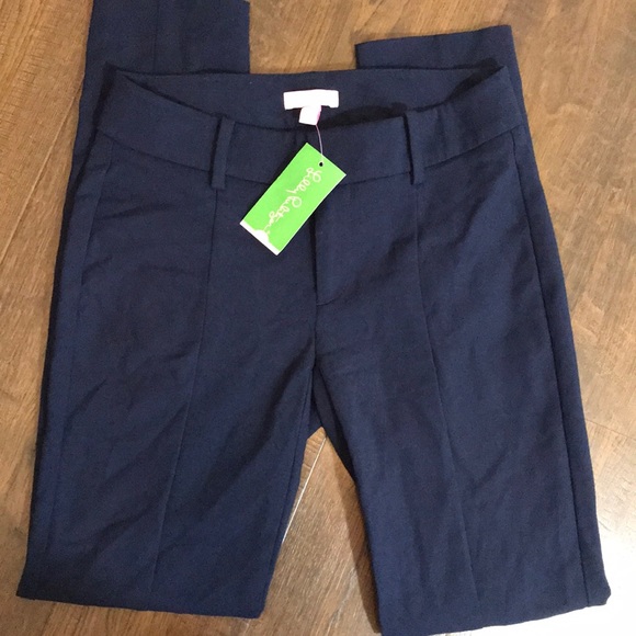 NWT Lilly Pulitzer Chantal Stretch Dinner Pants - Picture 3 of 6